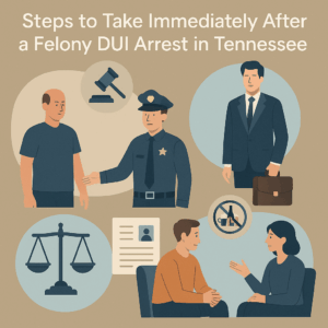 Steps to Take Immediately After a Felony DUI Arrest in Tennessee